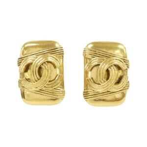 CHANEL Gold Earrings
